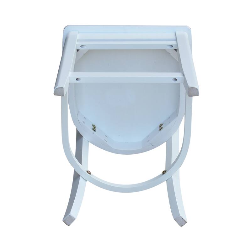 International Concepts Solid Wood Emily Dining Stool