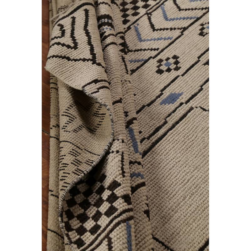 Trellis Moroccan Oriental Area Rug Handmade Wool Carpet - 8'9"x 12'3"