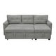 preview thumbnail 13 of 71, Reversible Sectional Sleeper Sofa with Storage Chaise & Pull-Out Bed