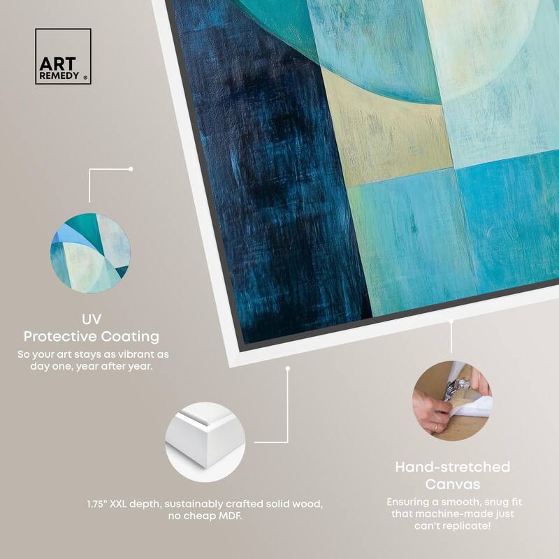 Color Blocks I Canvas by Art Remedy