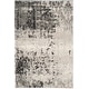 preview thumbnail 3 of 14, SAFAVIEH Retro Elidona Distressed Modern Abstract Rug 3' x 5' - Light Grey/Grey - Rectangle