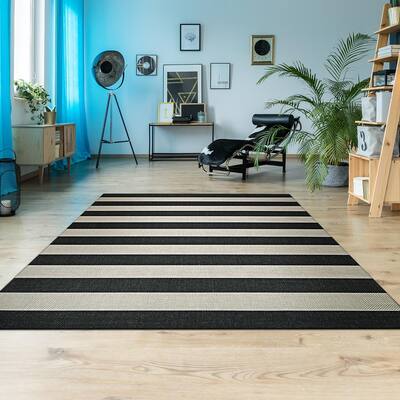 Hampton Striped Indoor/ Outdoor Area Rug