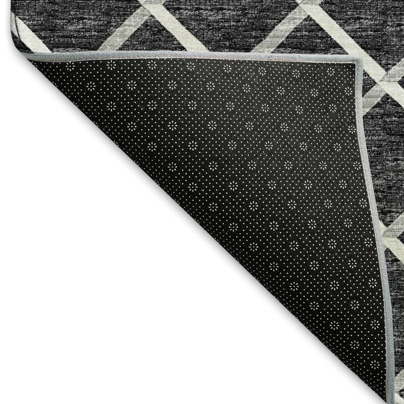 Premium Washable Super Soft Modern Trellis Mayfield Rug
