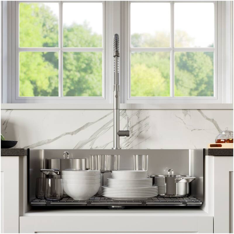 Karran USA EL-33-PK1 Elite 33" Drop In Single Basin Stainless Steel - Stainless Steel