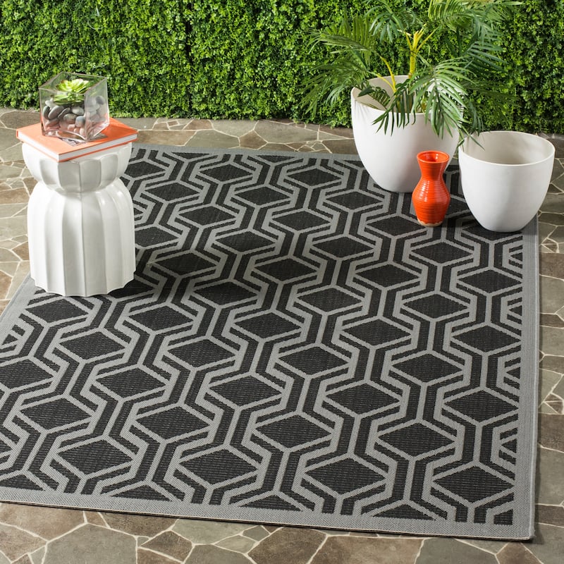 SAFAVIEH Courtyard Jeanine Indoor/ Outdoor Waterproof Patio Backyard Rug