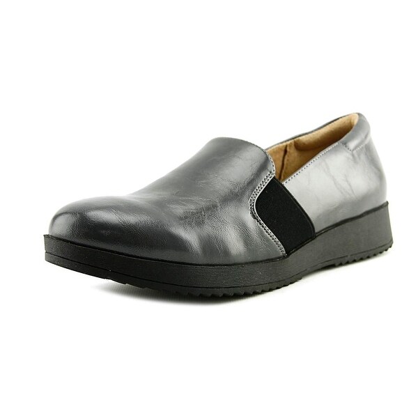 Naturalizer Suma Women Round Toe Leather Gray Loafer