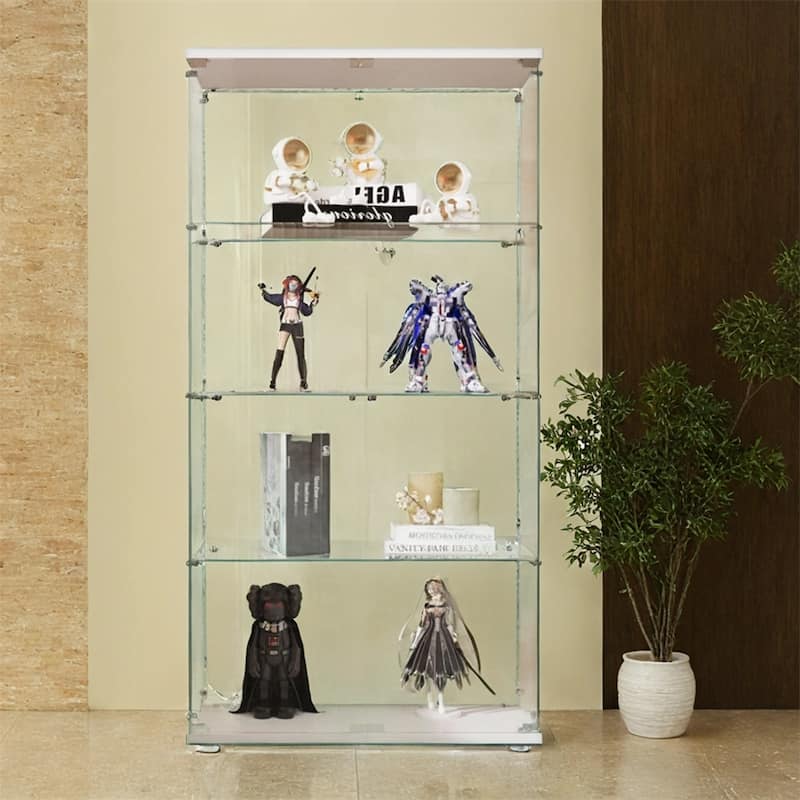 Tempered Glass Display Cabinet,Storage Cabinet,File Cabinet,with LED