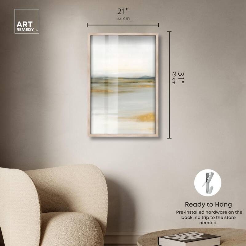 Misty Expanse I Shadowbox by Art Remedy