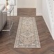 preview thumbnail 58 of 78, Nourison Concerto Traditional Persian Medallion Area Rug 2'2" x 7'6" Runner - Beige/Grey