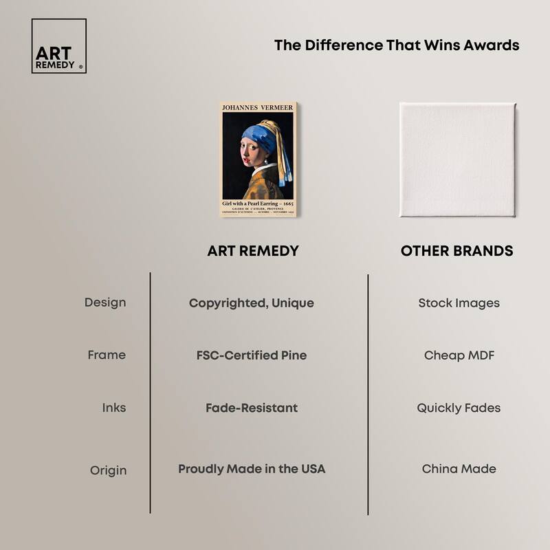 Girl with a Pearl Earring Canvas by Art Remedy, Gallery Wrapped
