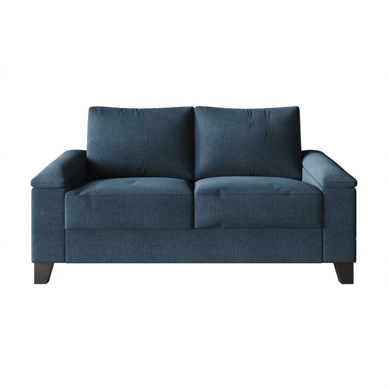 CraftPorch Simple Linen Upholstered 2-Piece Living Room Set
