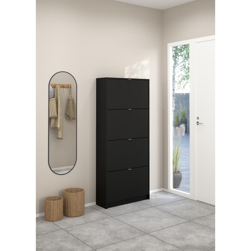 Porch & Den Cambria 4-drawer Shoe Cabinet