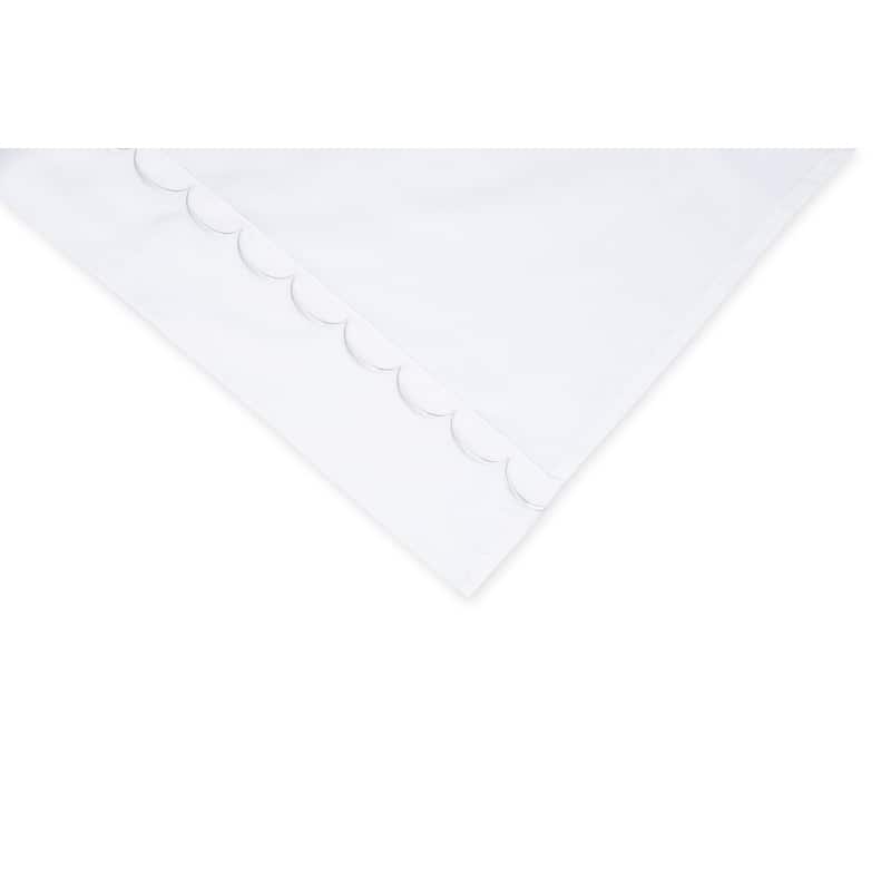 Home Sweet Home Collection 600TC Cotton Scallop Embroidery Sheet Set & Pillowcases