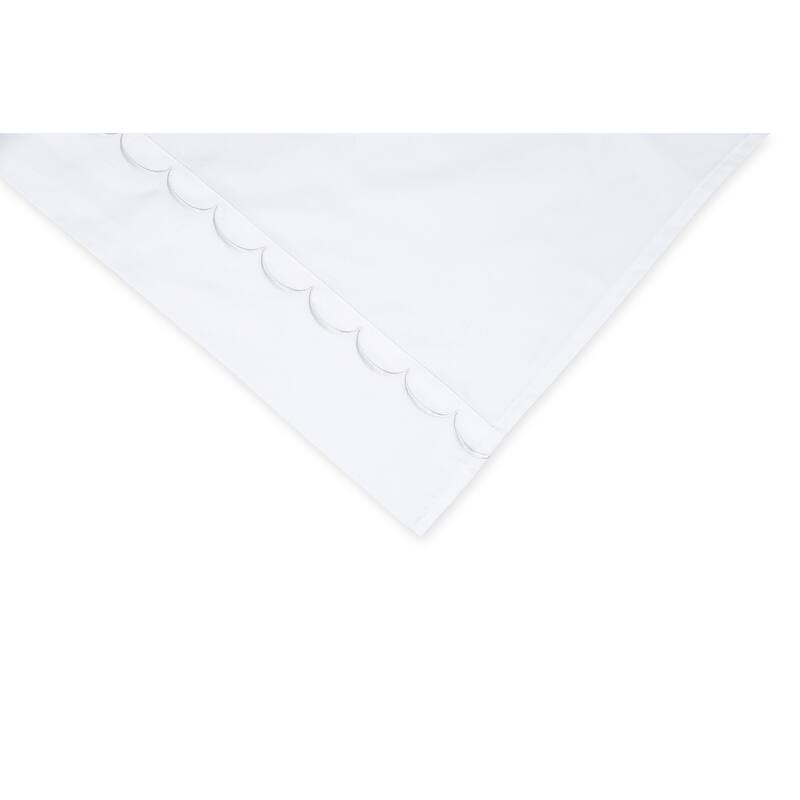 Home Sweet Home Collection 600TC Cotton Scallop Embroidery Sheet Set & Pillowcases