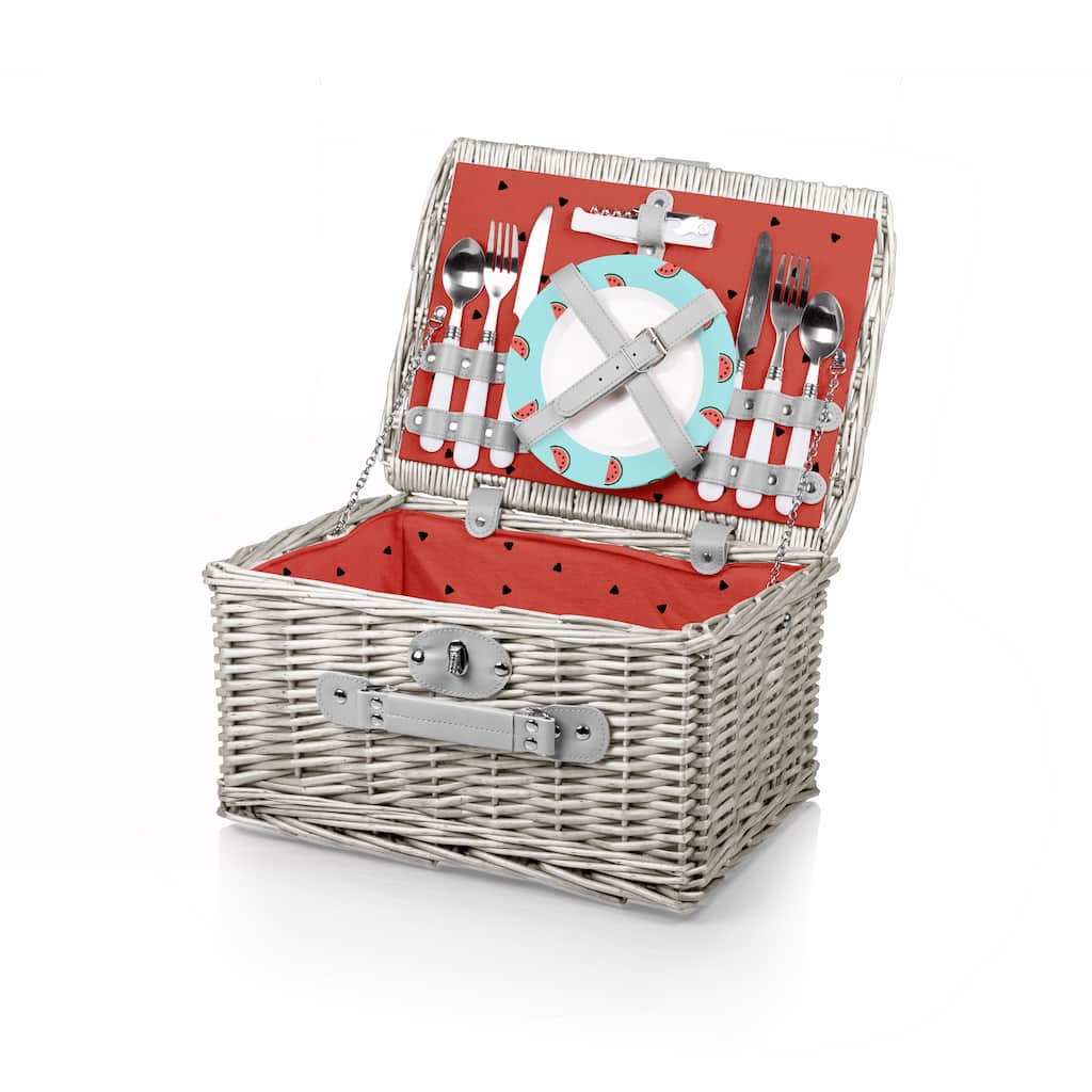 Picnic Time Catalina Picnic Basket, (Watermelon Collection) - N/A