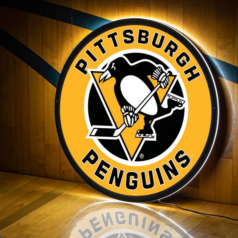 Pittsburgh Penguins LED Lighted Sign