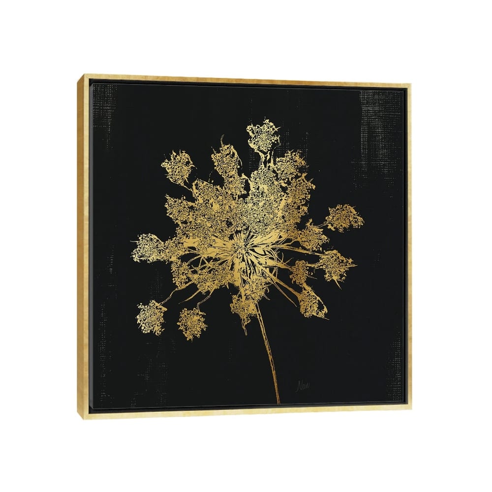 iCanvas "Lacy Gold II" by Nan Framed