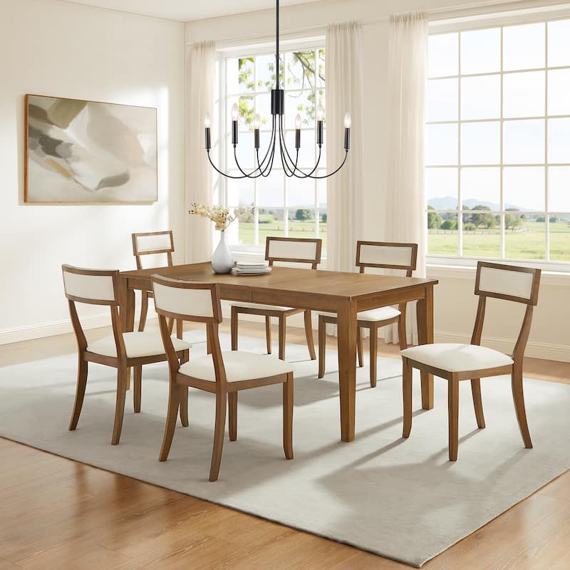 Crosley Alessia 7-Piece Dining Table Set For 6