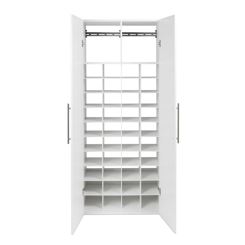 Prepac 30" HangUps Shoe Storage Cabinet - 30" W x 72" H x 16" D