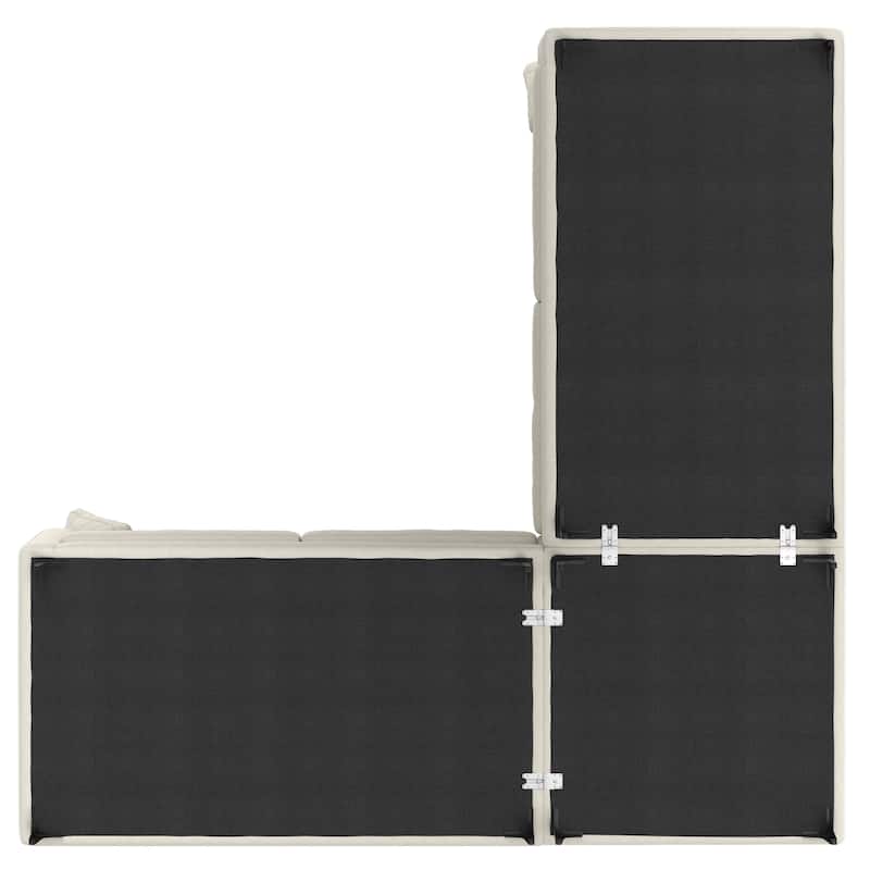 WYNDENHALL Lana Corner Sectional in Tightly Woven Performance Fabric