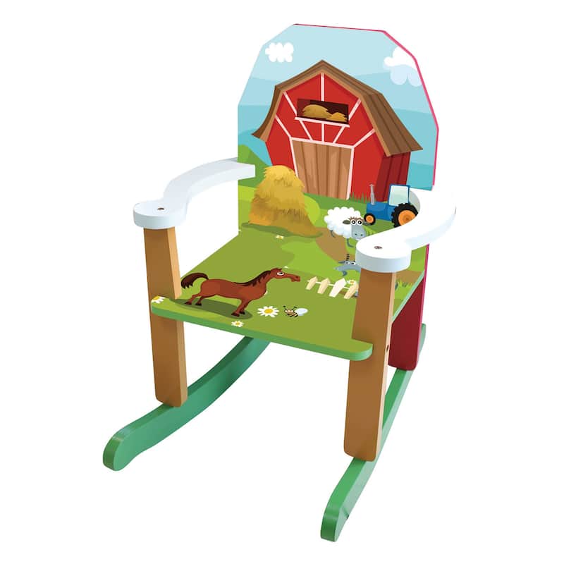 Wood Farm Rocking Chair