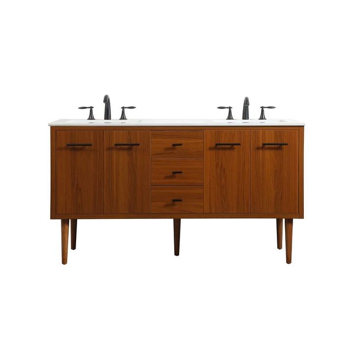 Elegant Lighting VF48060DM Cyrus 60" Free Standing, Wall Mounted
