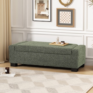 Maddie Fabric Storage Ottoman Bench by Christopher Knight Home