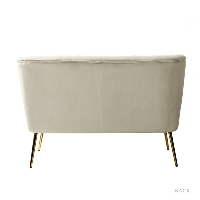 Delicia 3 Piece Living Room Set with Golden Legs by HULALA HOME