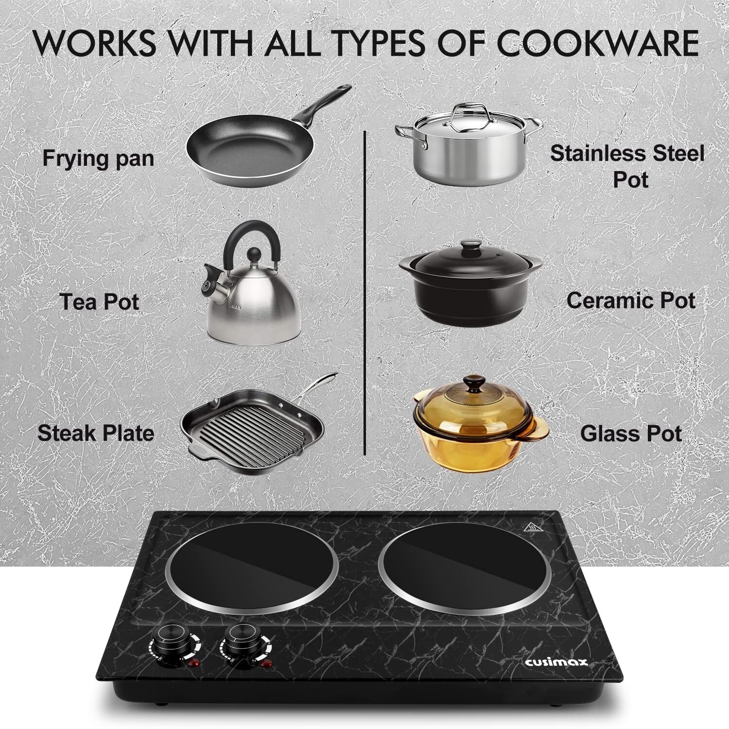 Infrared cooktop deals burner