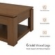 preview thumbnail 8 of 16, Jorge Modern 4-Drawers Coffee Table with 6 Solid Wood Legs by HULALA HOME