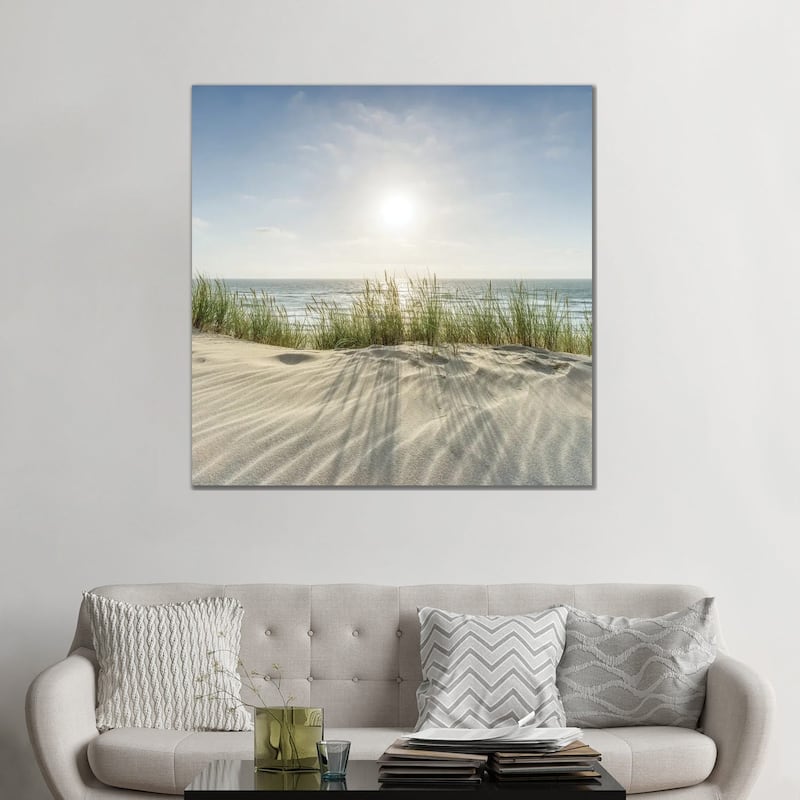 iCanvas "Dune Beach On A Sunny Day" by Jan Becke Canvas Print