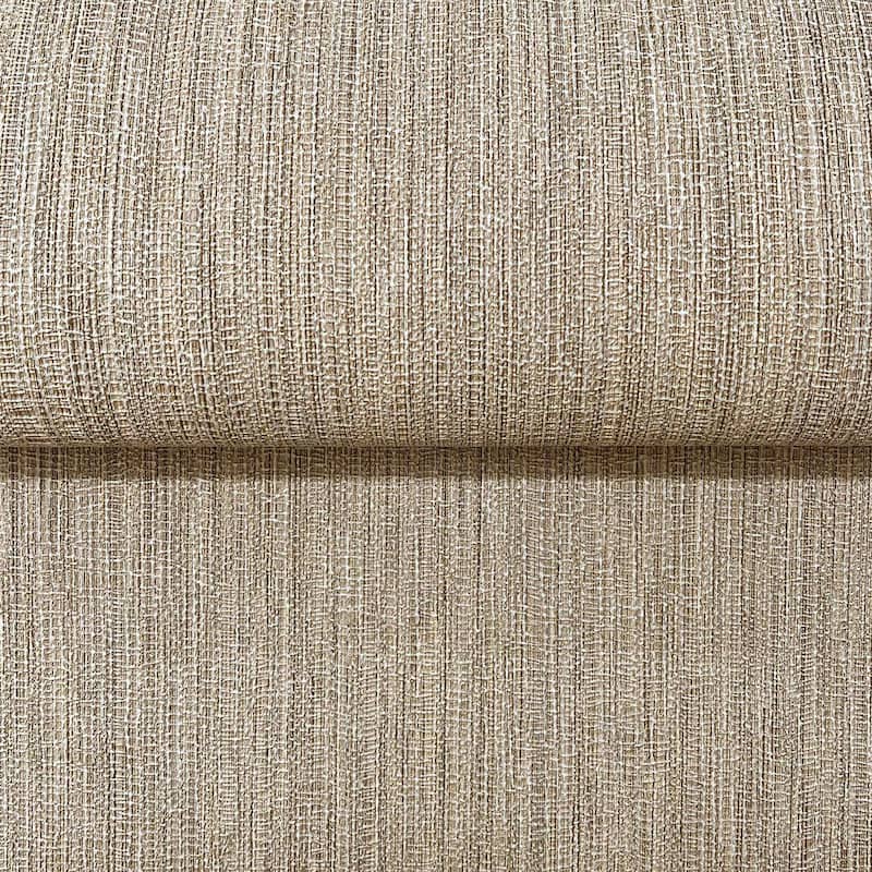 York Wallcoverings Washed Ramie Oyster Wallpaper