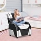 preview thumbnail 17 of 51, Gymax Gaming Recliner Sofa PU Leather Armchair for Kids Youth w/