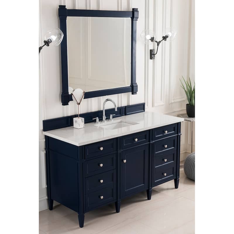 James Martin Vanities Brittany 60" Single Vanity, Victory Blue