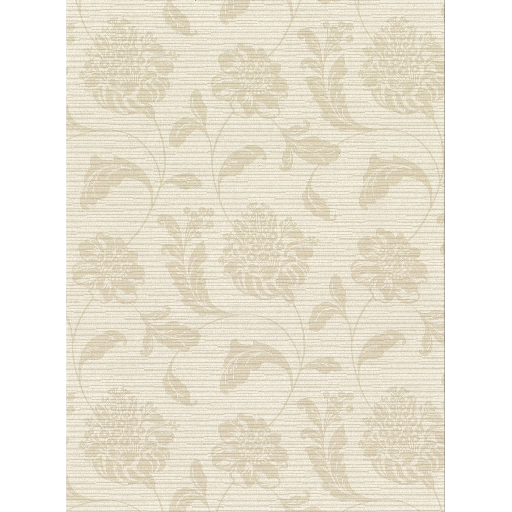Holiday Beige Jacobean Wallpaper