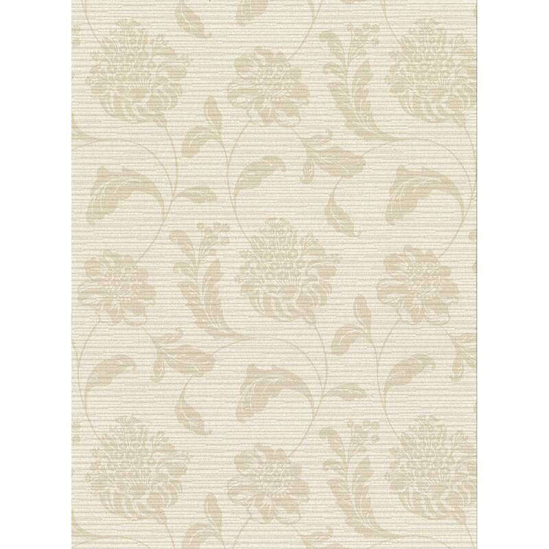 Holiday Beige Jacobean Wallpaper