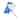 Superio Microfiber Flat Mop Mopping Pad, Blue