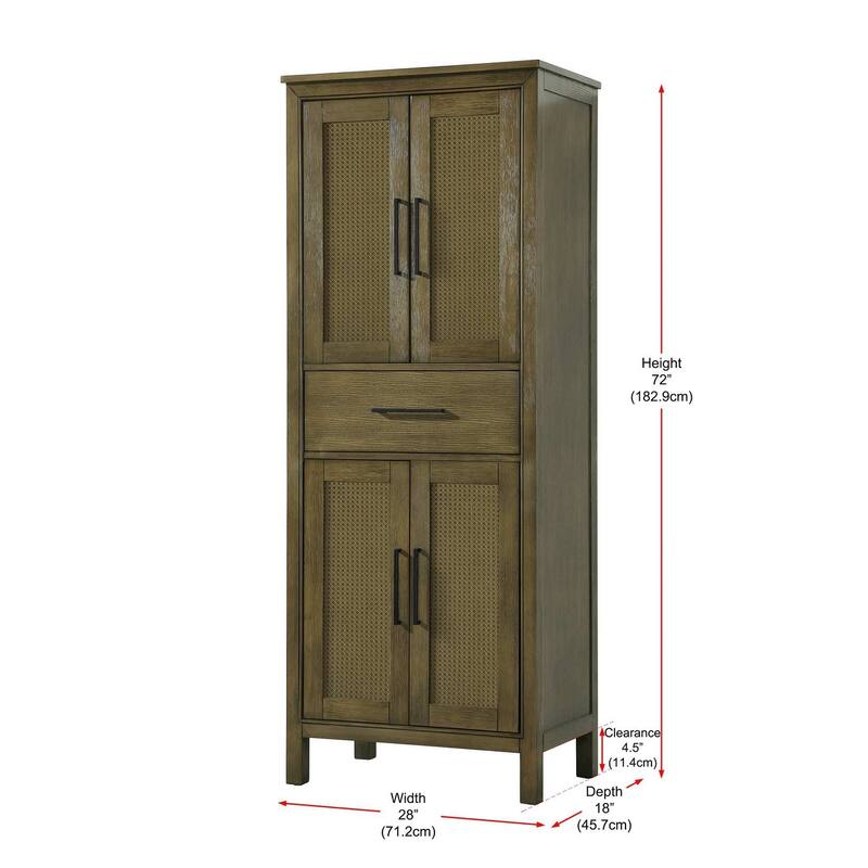 Winslow 16-28 Inch Bath Storage Cabinet