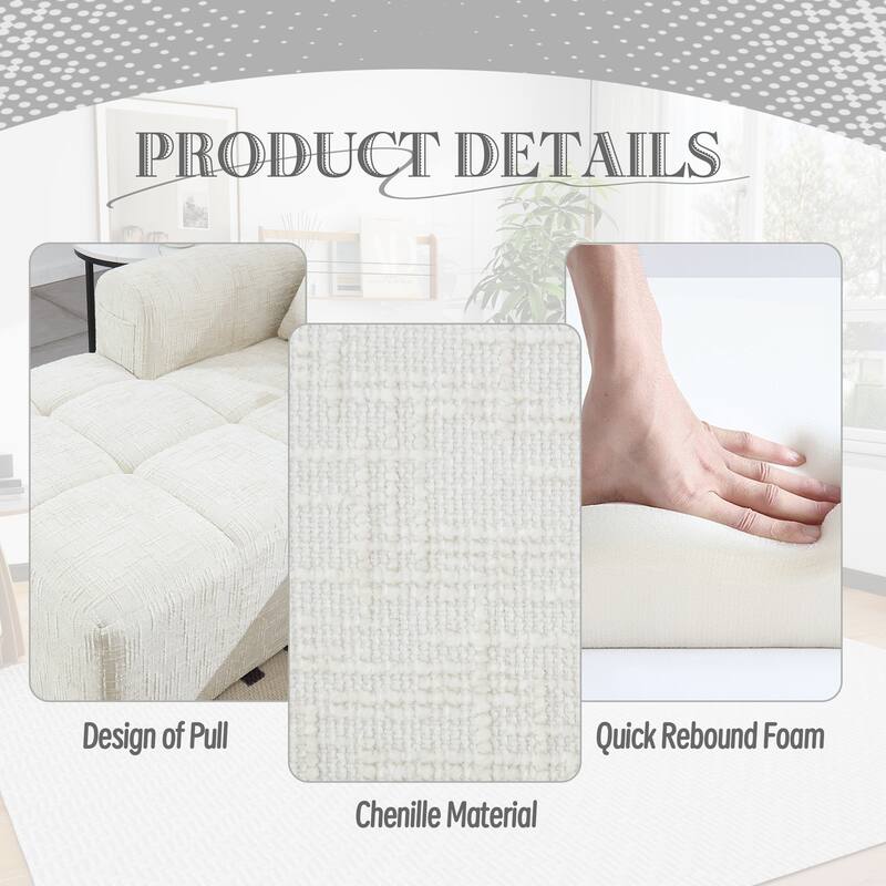Chenille Fabric Modular L Shaped Sectional Sofa,Free Combination