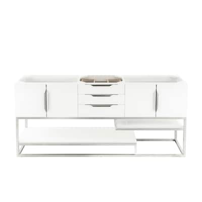 James Martin Vanities 983-V72S-BN Columbia 72" Single Free Standing