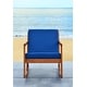 preview thumbnail 47 of 89, SAFAVIEH Outdoor Patio Furniture Vernon Rocking Chair w/ Cushion - 25.6" W x 37.7" D x 30.7" H
