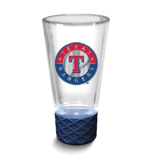 MLB Texas Rangers Collectors 4 Oz. Shot Glass with Silicone Base