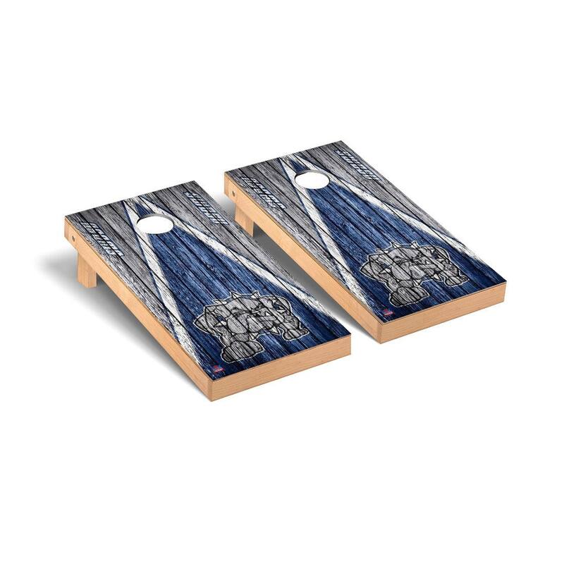 Southwestern Oklahoma State Bulldogs Weathered Cornhole Board Set