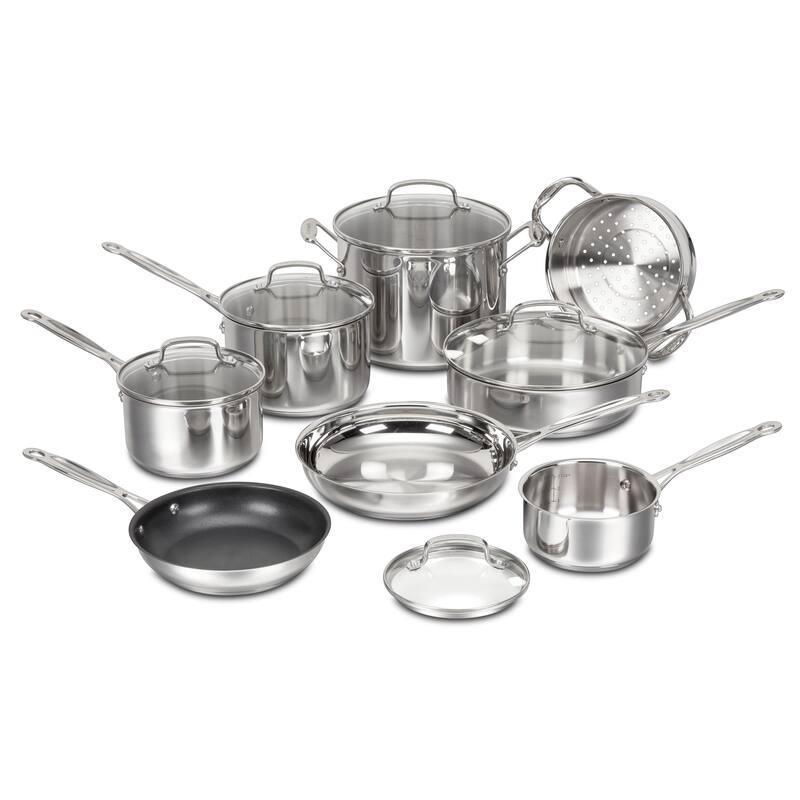 Cuisinart Chef's Classic Stainless Cookware 13 Pc. Set