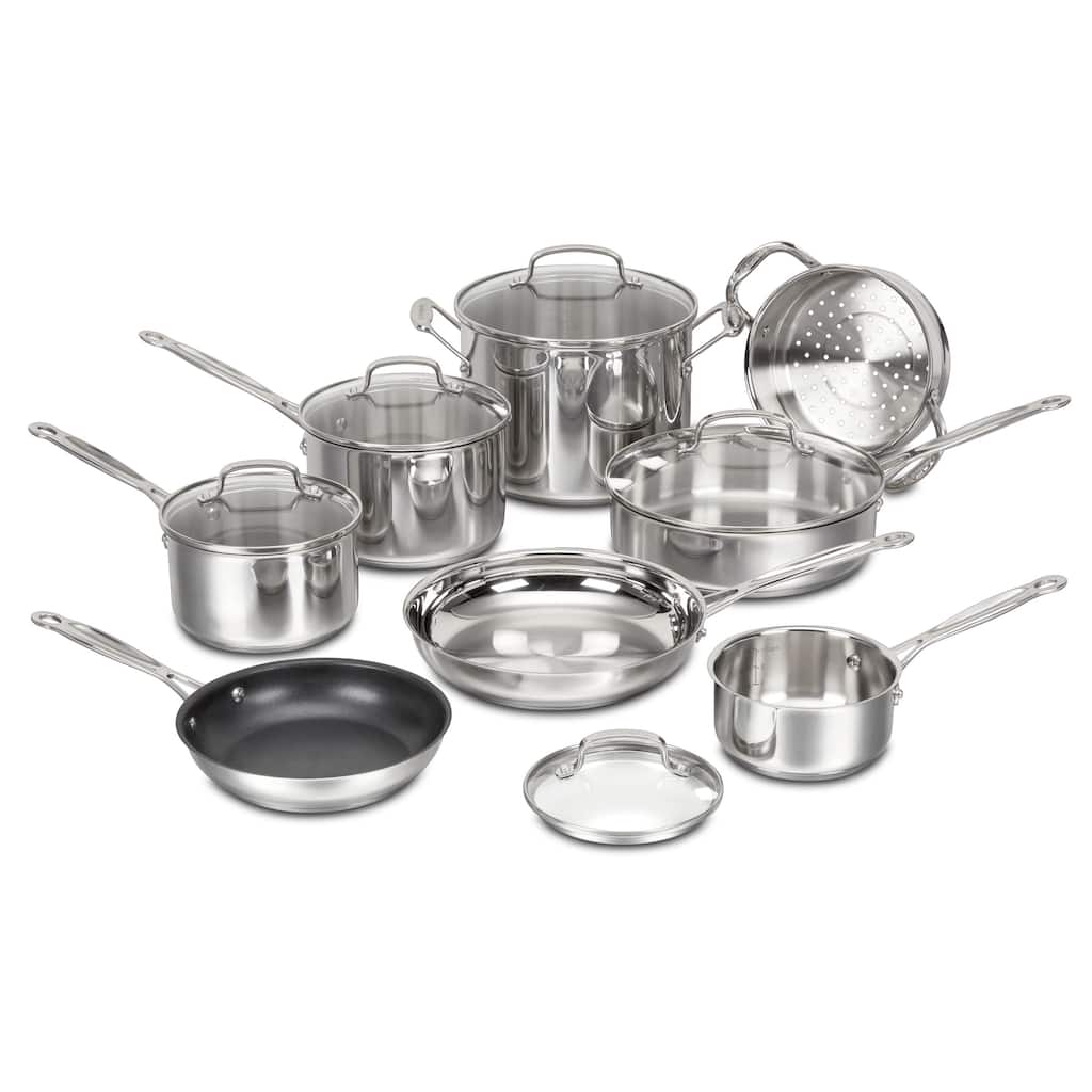 Cuisinart Chef's Classic Stainless Cookware 13 Pc. Set