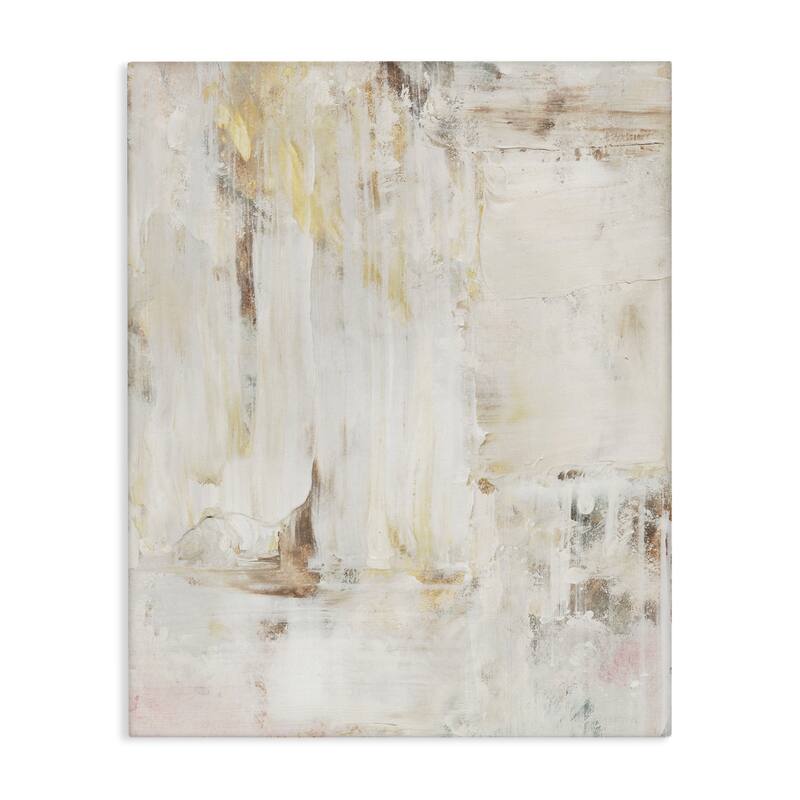 Stupell Natural Muted Abstract Canvas Wall Art Design By Victoria Barnes - 36 x 48