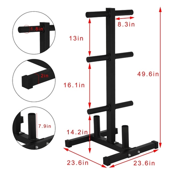Gym plate hotsell rack stand