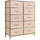 preview thumbnail 4 of 14, Wide Dresser Storage Tower with 10 Drawers