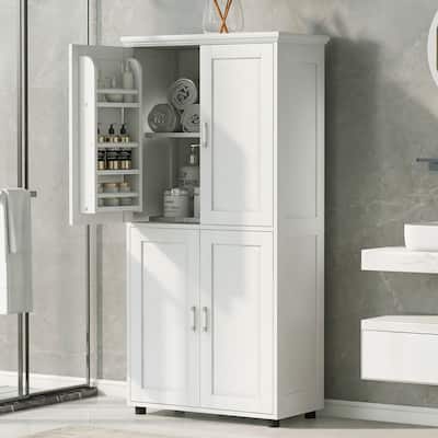 Bathroom Floor Storage Cabinet