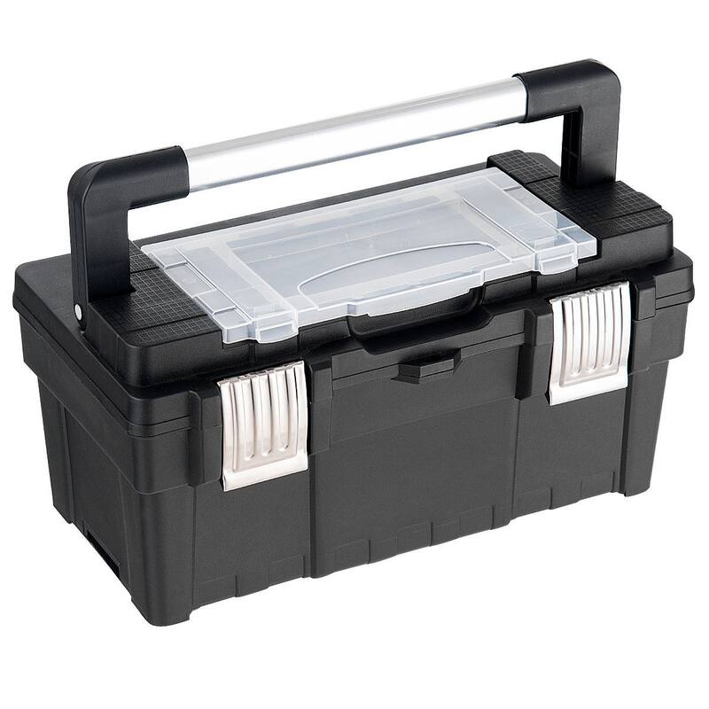 Costway 2-in-1 Rolling Tool Box Set Mobile Tool Chest Storage - See Details